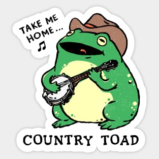 Country Toad Sticker